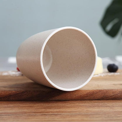 Wheat Straw Cups set of 4, Unbreakable Drinking Cup, Reusable Cups, Dishwasher - Image 5