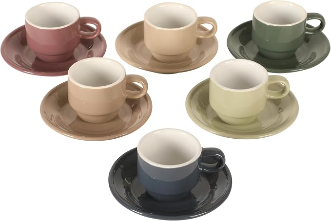 Gibson Home Brew Harmony 13 Piece Espresso Cup Set - Image 7