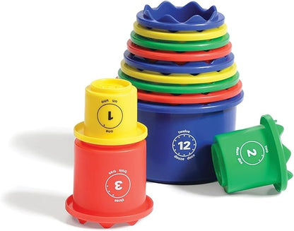 Discovery Toys Measure UP! Cups | Educational Stacking & Nesting 12 Piece by DiscoveryToys