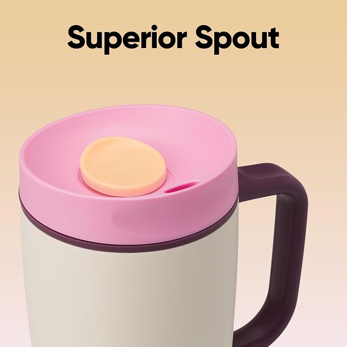 Owala SmoothSip Slider Stainless Steel Insulated Travel Mug - Image 4