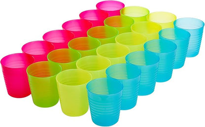 Dicunoy 64 Pack 8oz Reusable Plastic Cups, Small Drinking Tumbler, Unbreakable - Image 3