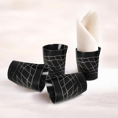 Handicrafts Home Viking Horn Shot Glasses Set of 12, Rustic Viking Drinkware - Image 3