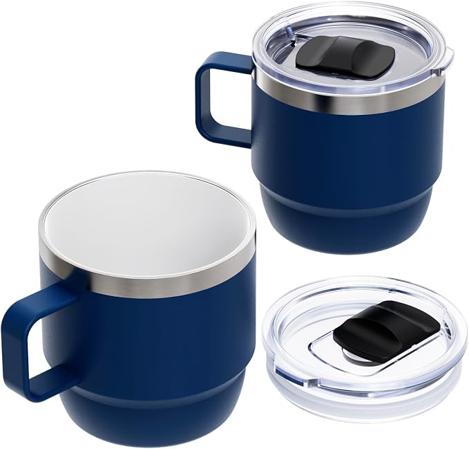 Zenbo 8 oz Stackable Coffee Mugs by Zenbo