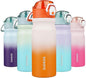 BJPKPK 18 oz Water Bottle with Straw & Handle, Insulated Stainless Flask | Leak by BJPKPK
