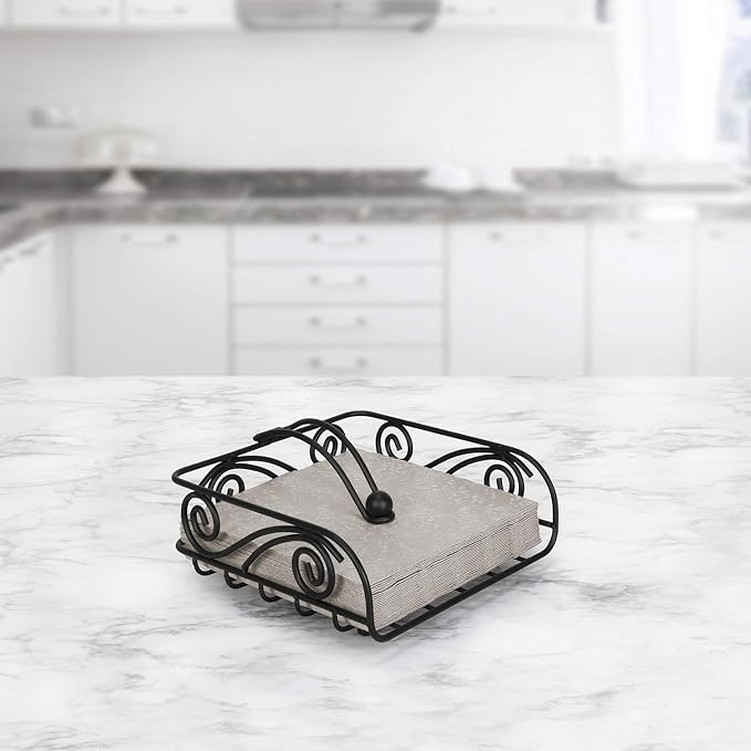 Spectrum Scroll Weighted Napkin Holder - Image 7
