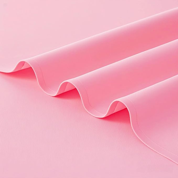 FOLINS&HOME Pink Waterproof Decorative Table Runner 108 Inches Long | 210GSM - Image 5