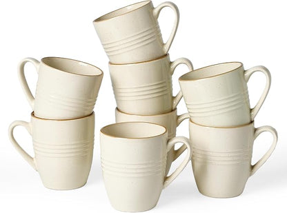 famiware Jupiter Coffee Mugs Set of 8, 13 oz Coffee Mug, Microwave and by Famiware
