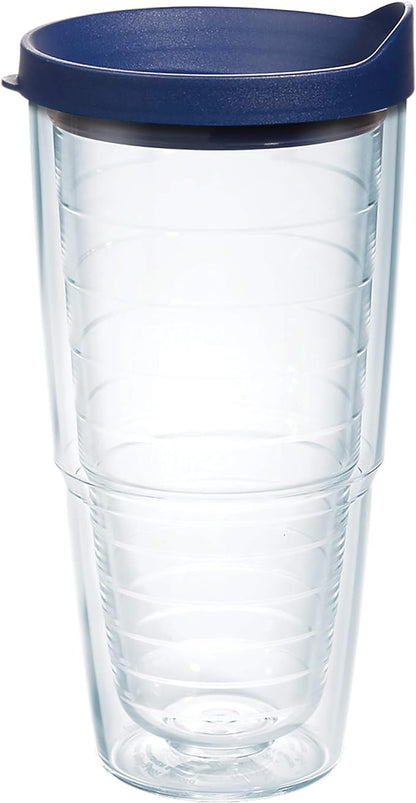 Tervis Made in USA Double Walled Clear & Colorful Lidded Insulated Tumbler Cup by TervisTumblerCompany