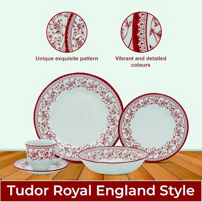 30-Piece Porcelain Dinnerware Set - Image 3