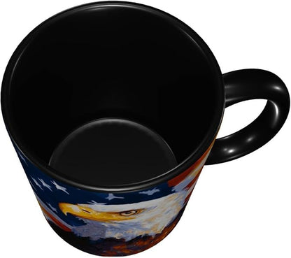 Yrebyou Eagle USA Flag Coffee Mug 11oz Ceramic Cup - Image 4