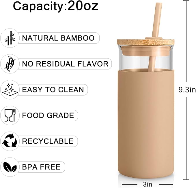 Tronco 20 oz Glass Tumbler - Image 3