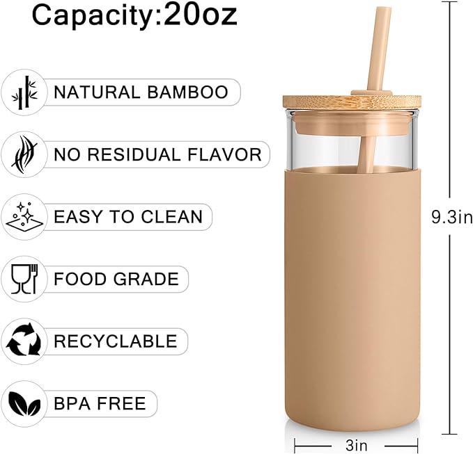 Tronco 20 oz Glass Tumbler - Image 3