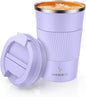 MOMSIV 12oz Travel Coffee Mug, Insulated Coffee Cup by MOMSIV