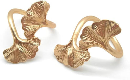 Ginkgo Leaf Napkin Rings - Image 2