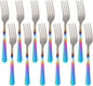 12 Pieces Dinner Fork, Stainless Steel Silverware Forks, 7.1 Inches Metal Fork by KitchenDining