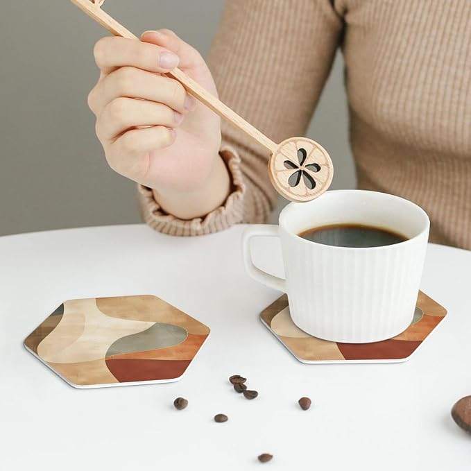 Minimal Abstract Shapes Print Coasters - Image 6