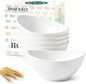 Wheat Straw Bowls 26 OZ Serving Bowls Set of 6 Unbreakable Salad Bowls by HOMIENLY