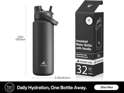 POWCAN 32 oz Insulated Water Bottle - Image 5