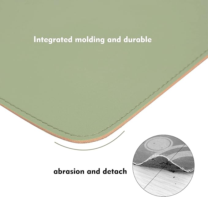 Double-Sided PU Leather & Cork Mouse Pad - Image 5