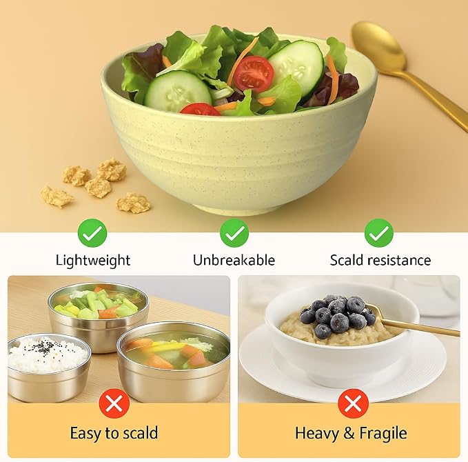 Teivio 32-Piece Plates and Bowls Sets - Image 4