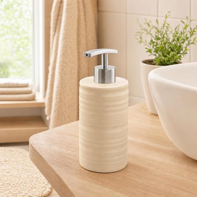 Kleine Wolke Sahara Elegant Stoneware Soap Dispenser - Image 3