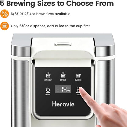 Single Serve Coffee Maker for K-Cup Pod & Ground, Hot & Iced Coffee Maker | - Image 5