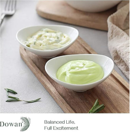 DOWAN Ceramic Dip Bowls, 3 oz 8 Pack Dipping Bowl, Mini Serving Bowls - Image 2