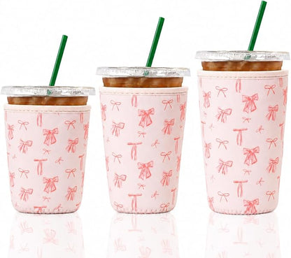Cobetech Iced Coffee Sleeve Reusable, 3 Pack Neoprene Coffee Cup Sleeves by Unknown