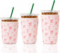 Cobetech Iced Coffee Sleeve Reusable, 3 Pack Neoprene Coffee Cup Sleeves by Unknown