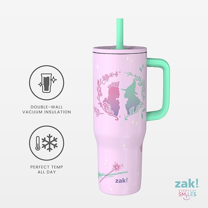 Zak Designs Wicked 30oz Spill-Proof Insulated Stainless Steel Tumbler | BPA Free - Image 4