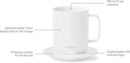 Ember Temperature-Control Smart Mug, 10 Ounce, 1-hr Battery Life - Image 4
