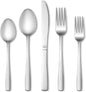 40 Pcs Silverware Set, Stainless Steel Flatware Set by WISKEMA