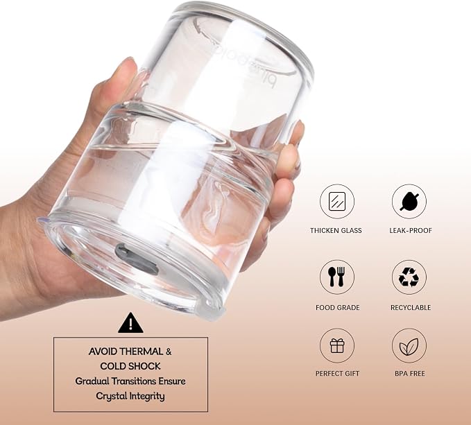 BLUEPOLAR 13oz/400ml Glass Water Tumbler - Image 5