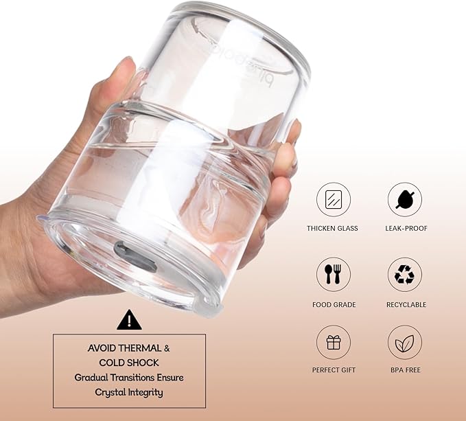 BLUEPOLAR 13oz/400ml Glass Water Tumbler - Image 4