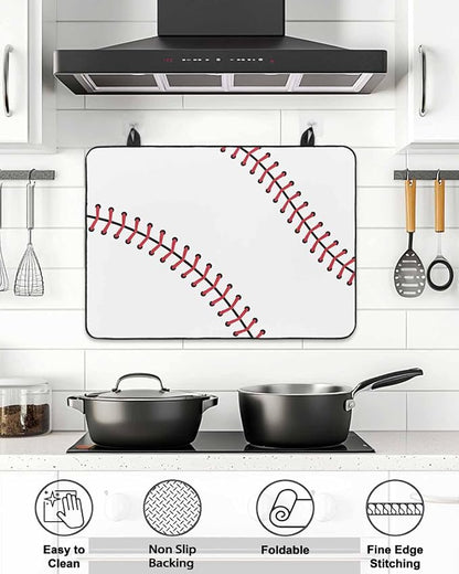 American Baseball Sports Induction Cooktop Protector Mat, Glass Top Stove Cover - Image 6