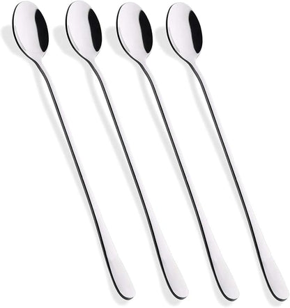 Hiware 9-Inch Long Handle Iced Tea Spoon, Coffee Spoon, Ice Cream Spoons by HIWARE
