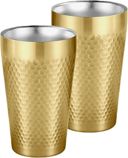 BEFOY Pint Cup - 16oz Double Layer Cup Wall Stainless Steel Unbreakable Hot & by BEFOY