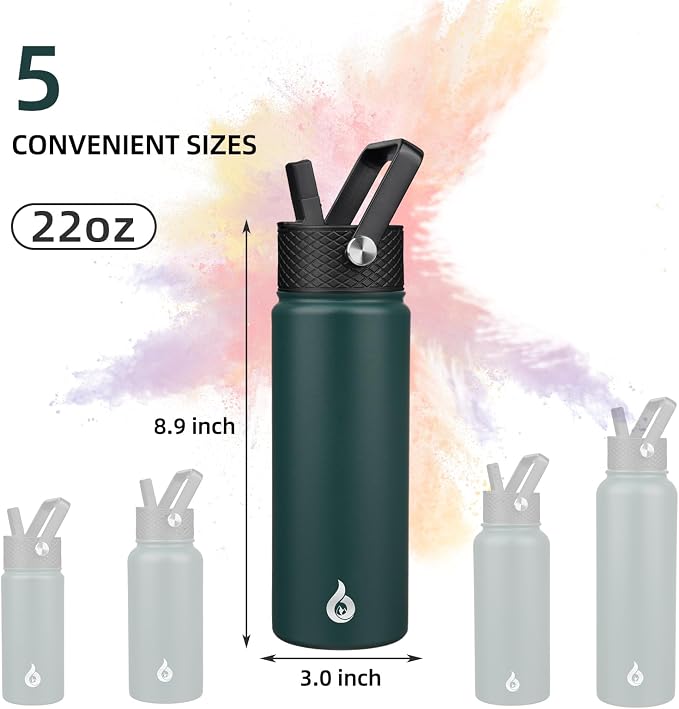 BJPKPK 22oz Insulated Water Bottle - Image 4