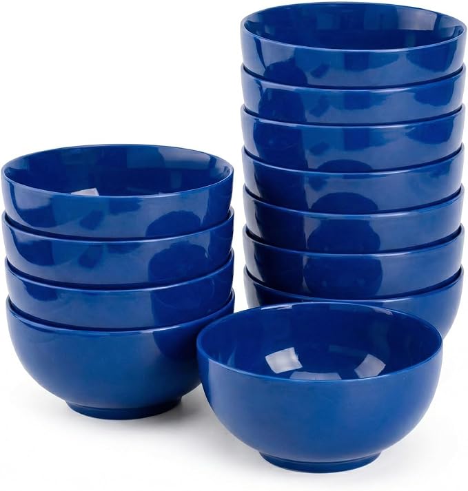 Brew To A Tea BTaT- Soup Bowls Set, 16 Ounces, Porcelain Dishes by BrewToATea
