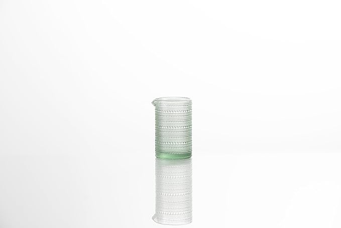 Fortessa Jupiter Hobnail Glass, 25 Ounce Mixing Hobnail Glass, Sage Green - Image 3