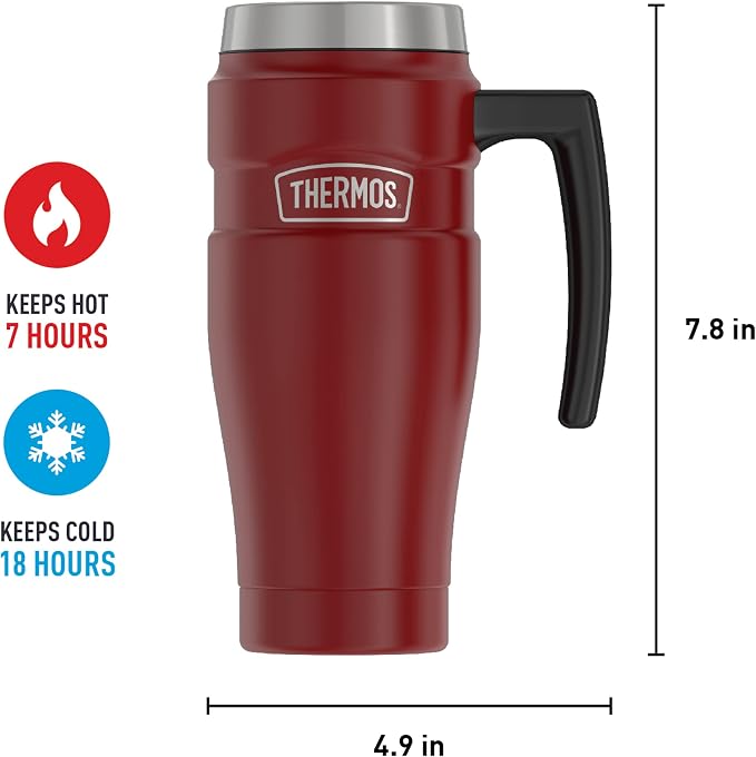 THERMOS Stainless King Vacuum-Insulated Travel Mug - 16oz - Image 6