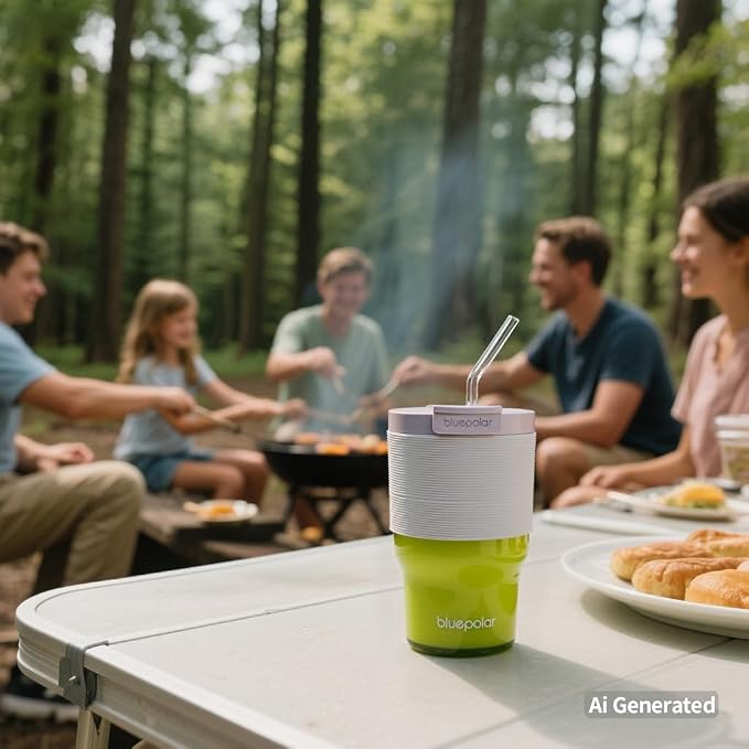Glass Cups with Lids and Straws, 16oz/480ml Reusable Iced Coffee Glasses & - Image 6