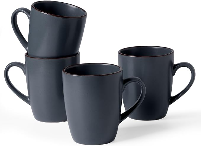 famiware Venus Coffee Mugs Set of 4, 13 oz Ceramic Stoneware Mug Cup Set | by Famiware