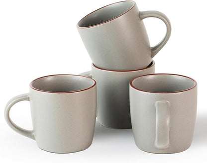 famiware Mercury Coffee Mugs 13 oz, Coffee Mugs Set of 4 by Famiware