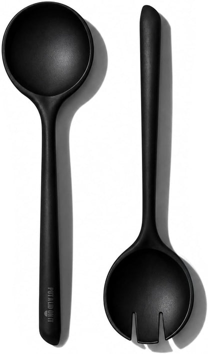 Salad Servers - Spoon and Fork Serving Set, Certified Recycled Food-Safe Plastic by Unknown