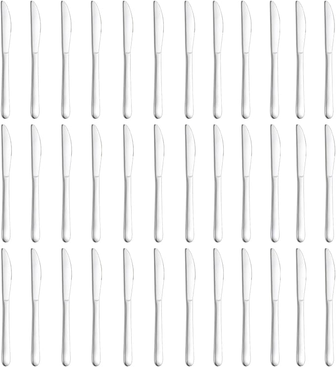 Pleafind 36 Pcs Stainless Steel Dinner Knives by Pleafind