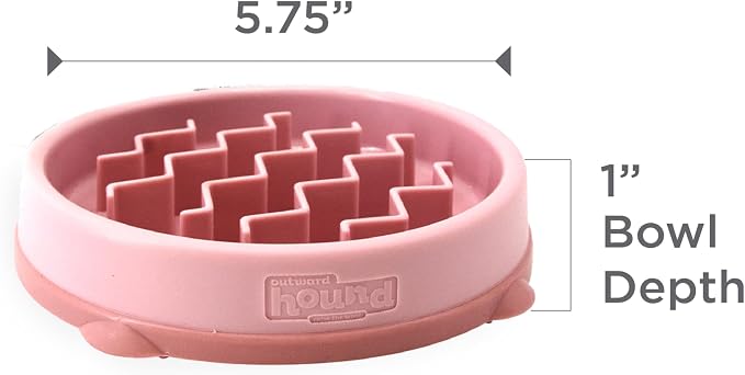Outward Hound Fun Feeder Slo Bowl – Small 3/4-Cup Capacity, Slow Feeding - Image 7