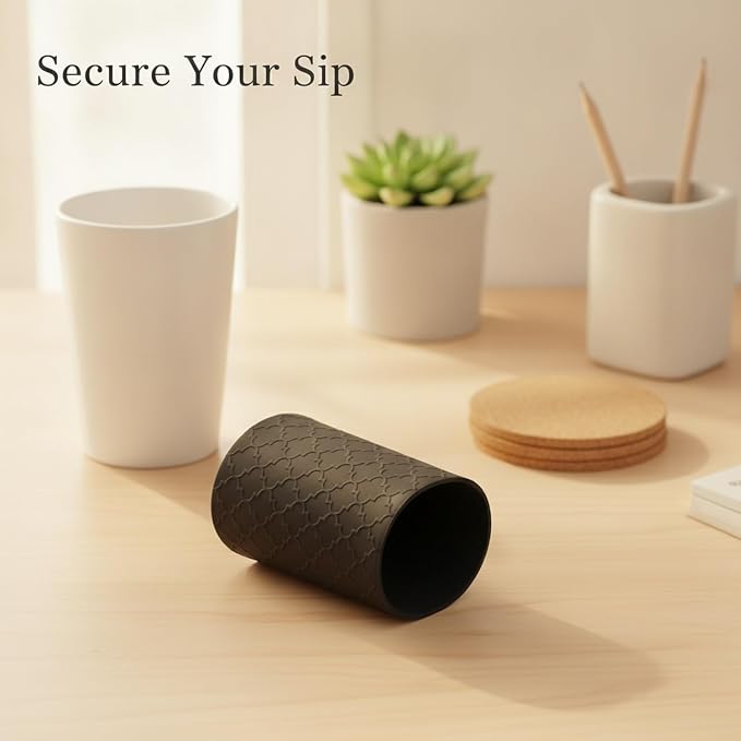 Silicone Cup Sleeve for 16oz and 20oz Mugs, Heat Insulation Grip for - Image 3