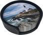 Lighthouse Beach Sky Leather Coasters Set of 6 by Unknown