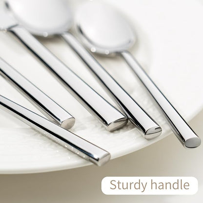 Alata Potter 20-Piece Forged Silverware Set Stainless Steel Flatware Set - Image 3